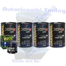 Set Entretien Huile Bardahl XT4S 10W50 + Filtre Pour Bimota 750 DB1 S Sr 1985>