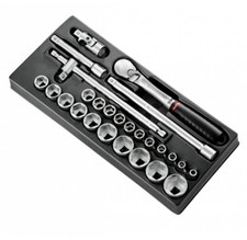 Facom MOD.SL161-46 Module douilles 1/2" 6 pans métriques - 26 pièces