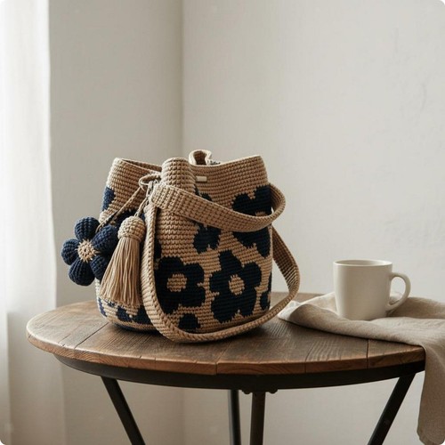 Sac cabas artisanal - , au