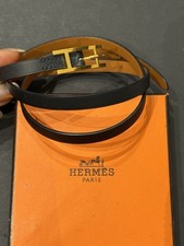Hermès Wrap Black Leather