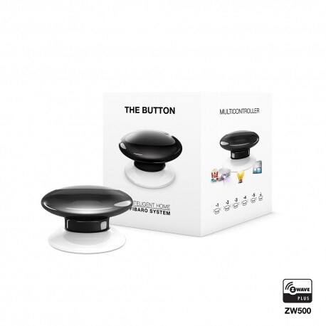 Bouton noir wave - z-wave, fgpb-101-2