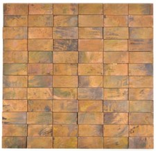 Mosaïque carreau cuivre