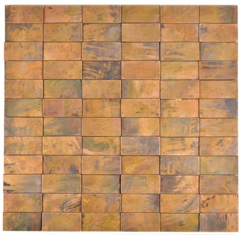 Mosaïque carreau cuivre
