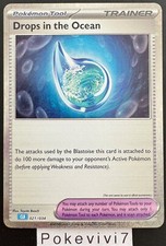 Carte Pokemon DROPS IN THE OCEAN 021/034 HOLO CLB TRADING CARD GAME English NEUF