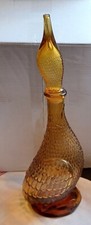 Carafe Italienne Verre Empoli Forme CANARD H35cm