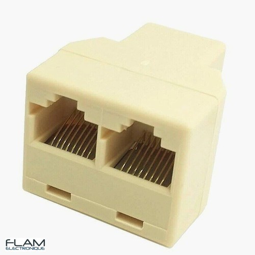 Adaptateur coupleur rj45 8p8c - adaptateur,