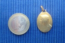 B27 Jolie Médaille Religieuse Plaqué Or Fix Vierge par TAIRAC Ancienne