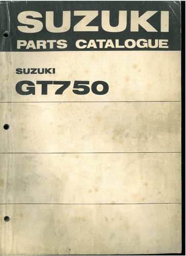 Parts catalogue suzuki 750 - catalogue,