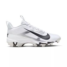 Crampons moulés Nike Alpha Menace Shark 4 Mid Blanc