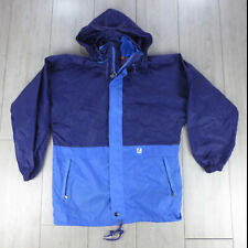 Imperméable Full Zip Oversized Vintage 90s Colorblock K-Way Homme S Violet Nylon