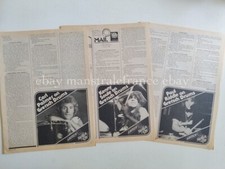 Carl Palmer ELP Kenny Soule Paul Riddle Gretsch drums ad clippings USA 1970s