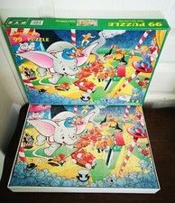 Vintage Puzzle Walt Disney DUMBO Au Cirque Par PTZ 99 Pièces Complet 