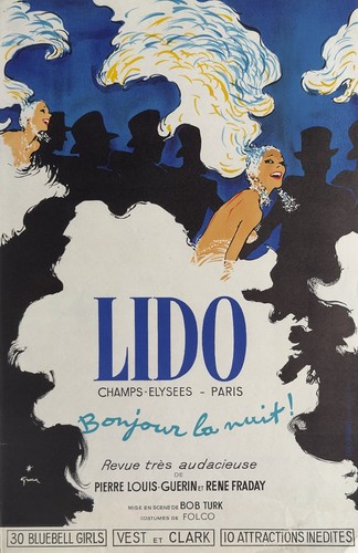 René gruau lido champs - rené,