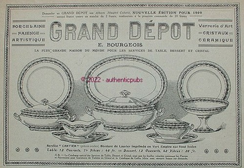 Publicite grand depot - grand, e