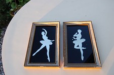 CADRE ANCIEN - DANSEUSE  EN TUTU ET BALLERINES ---//W//