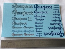 Maquette miniatures : decals décalcomanies Peugeot Ancien. échelles variées 1/43