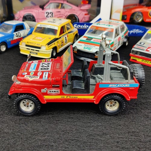 Voiture burago jeep rouge - burago,