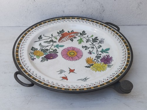 Assiette chauffante - , à