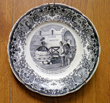 Assiette opaque de