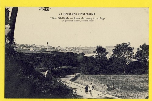 Cpa france bretagne - st, cast