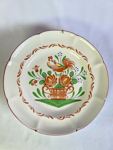 Belle assiette coq sur - -belle,
