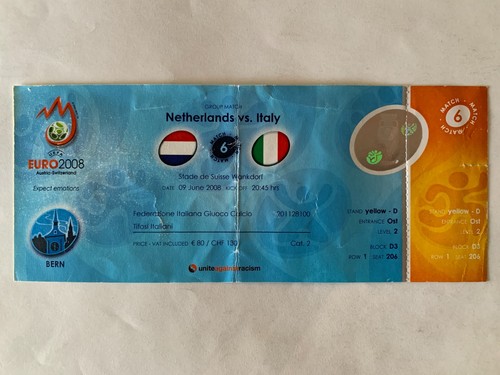 Ticket match uefa euro 2008 - ticket,