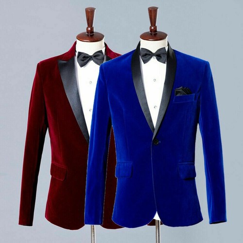 Hommes velours costume veste - hommes,