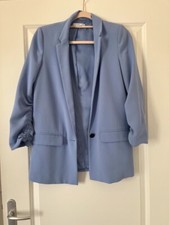 Veste de Blazer bleue pour femme taille S, Mango, très bon état