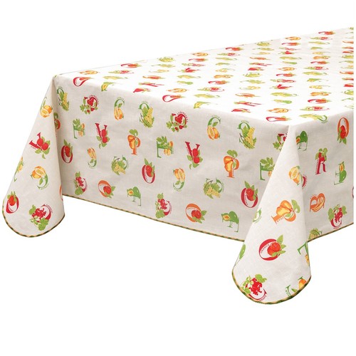 Nappe coton plastifié - nappe,