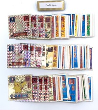 Pokemon Amada Seal Carddas Meiji Sticker vintage Lot 150 Card Holo Rare Set Mix