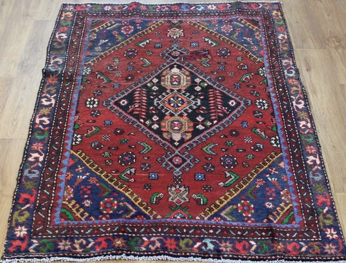 Tapis ancien laine fait - ancien,