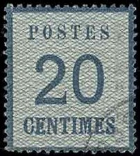 FRANCE 1870  TIMBRE ALSACE