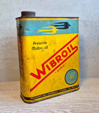 RARE Bidon d'huile WIBROIL Deux Litres