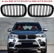 Calandre Grille Noir Brillant Double Lame M BMW X5 F85 X6 F86 Xdrive, 2014-2018