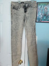 bebe lace print skinny pants