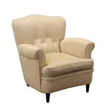 Fauteuil Tissu Italie Années 1950 