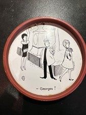 Rare BOUCHON COLLECTION DESSOUS DE VERRE TONIMALT  BANDE DESSINEE HUMORISTIQUE