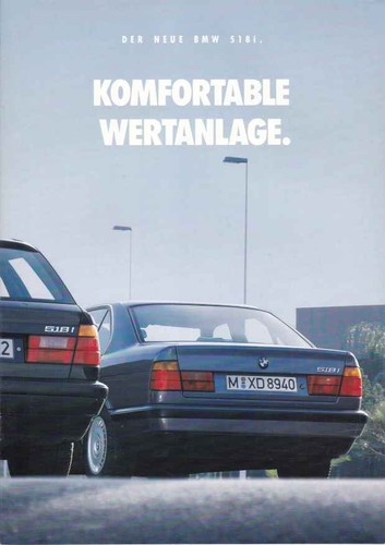 Catalogue brochure bmw 518 - catalogue,