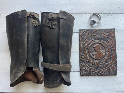 Objets poilu 1914 1918 bois - poilu,