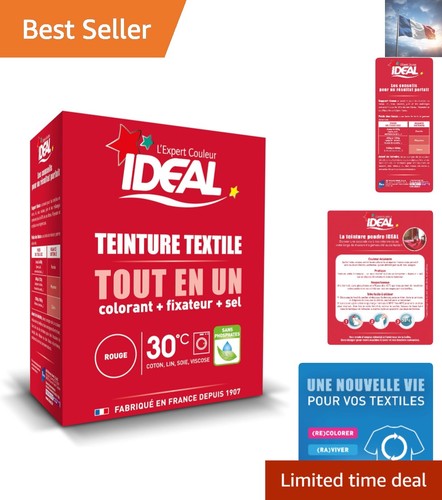 Teinture textile ideale rouge - ideale,