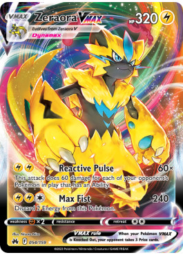 Pokémon zeraora vmax crz - -,