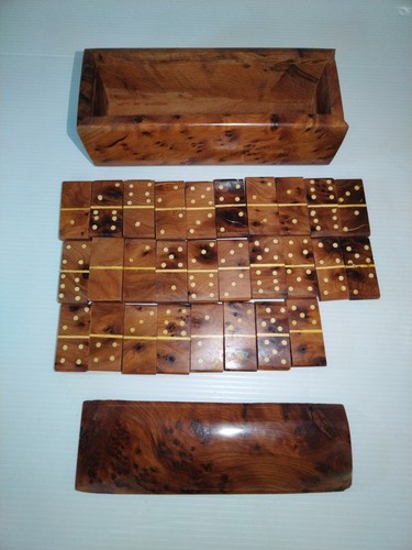 Ancienne boîte domino en - domino,