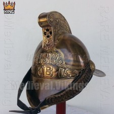 Ancien casque pompier en - de,