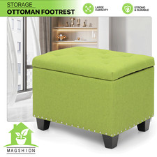 24" Green Lift Top Tufted