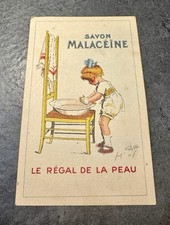 Carte parfumée Savon Malaceïne / Georges Redon 1924