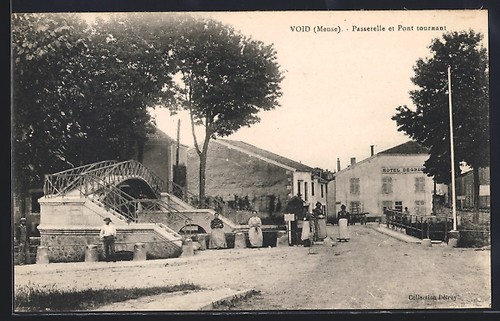 Cpa void passerelle pont - et,