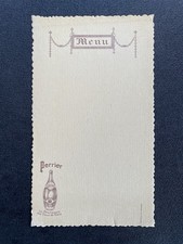 Perrier Lot de 10 menus -