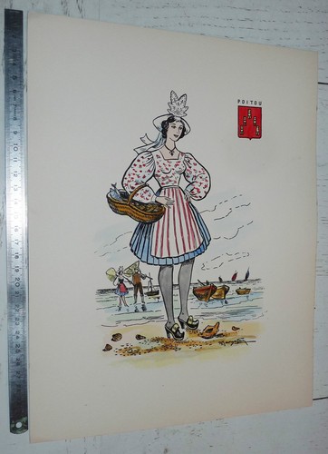 Planche chromo 1955 - chromo, societe
