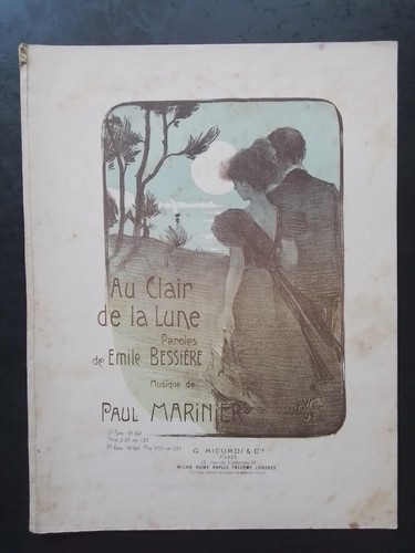 Partition ancienne piano - partition,