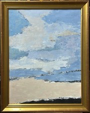 Antique French Abstract Oil